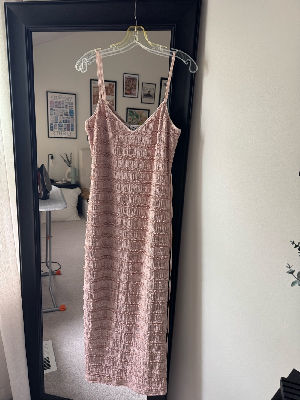 Women’s Blush Pink Midi Slip Dress
